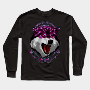 wolf oldschool Long Sleeve T-Shirt